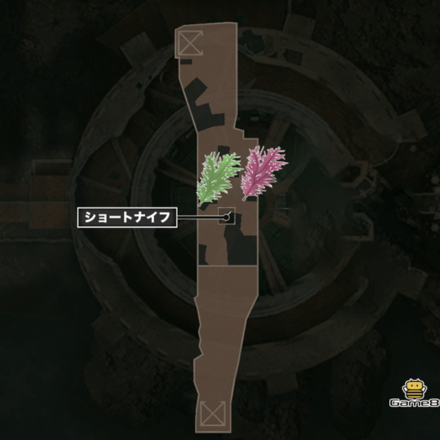 クラウザーの登場場のマップ