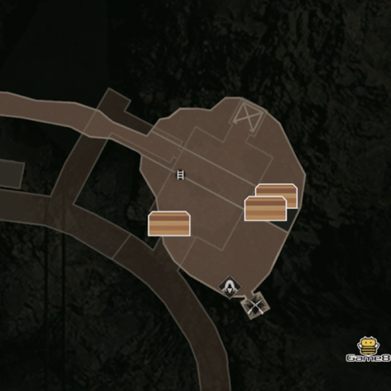 チャプター11開始地点のマップ