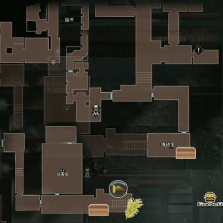 機械室のマップ