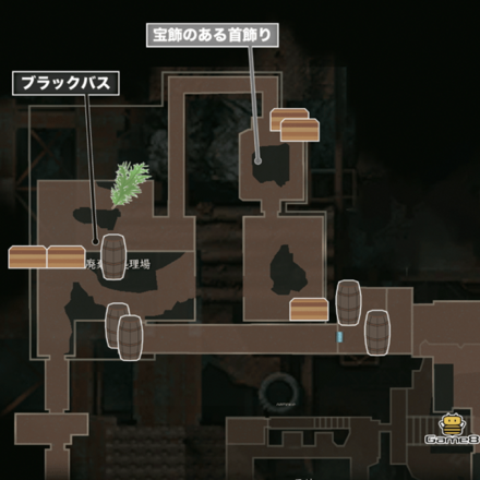 廃棄物処理場のマップ