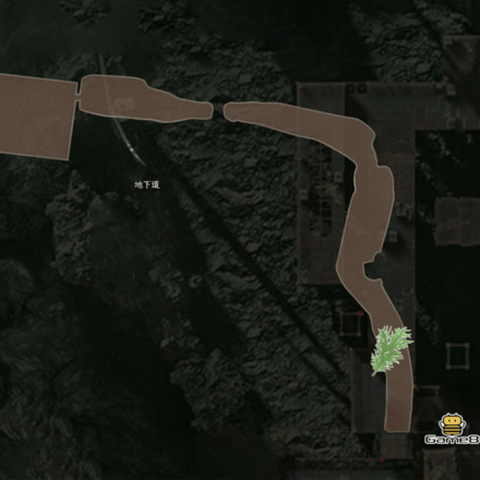 地下道のマップ