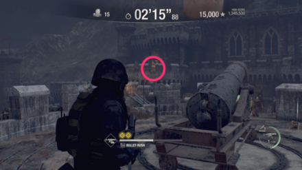 投石機の火薬樽を壊しやすい場所