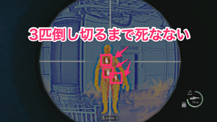 寄生虫は3匹程度入っているの注意