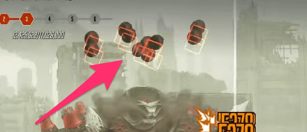 ミサイルを全て撃ち落とす