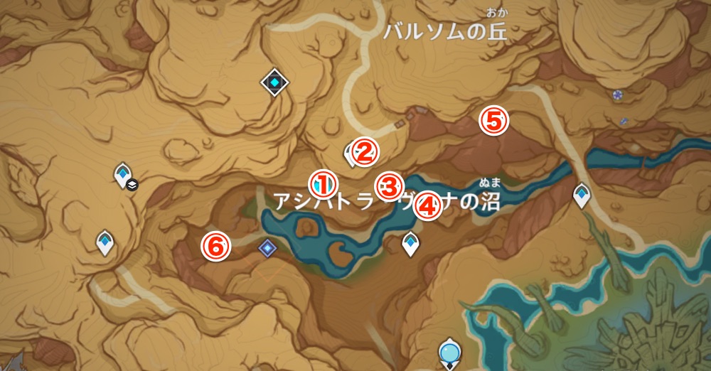 ウドゥンバラの花蕊の場所