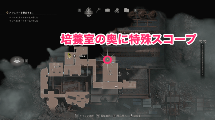 特殊スコープの場所