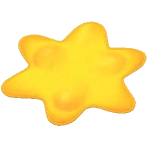 きいろいおほしさまのラグ画像