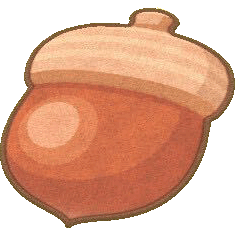 どんぐりのラグ画像