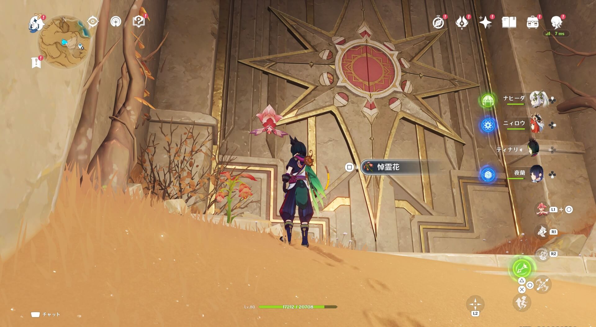 悼霊花_荒石の蒼漠⑮