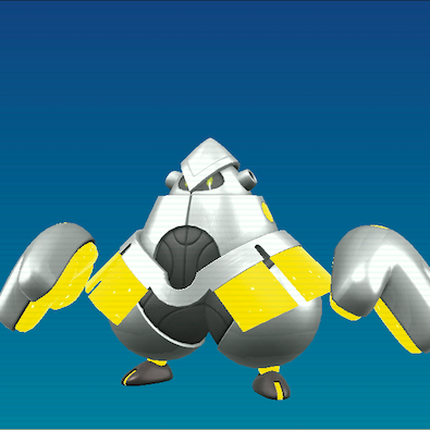 テツノカイナの色違いの見た目