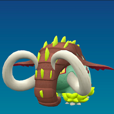 イダイナキバの色違いの見た目