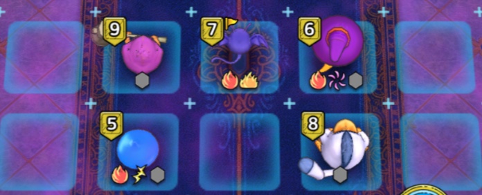 初期配置は耐性の相性を重視