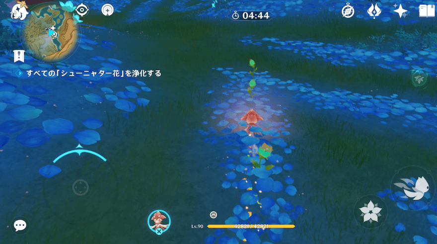 ソルシュを装備してシューニャター花ギミックをクリアする