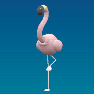 カラミンゴの色違いの見た目