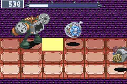 エリアの後列でゴミと爆発物を処理する