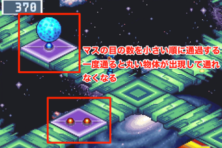 マスの目の数を小さい順に通過する