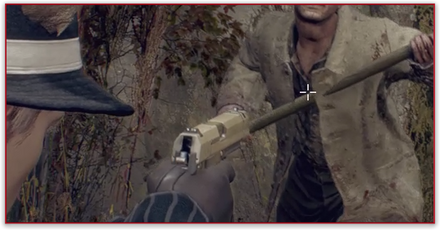 レティクルを絞る時の効果