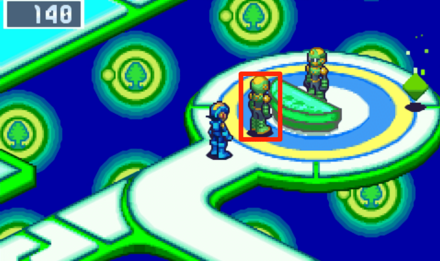 ショップ前のナビ