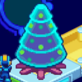 とても硬そうな電脳木の障害物