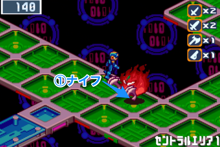 セントラルエリア1の悪霊