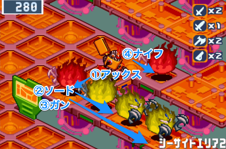 シーサイドエリア2の悪霊