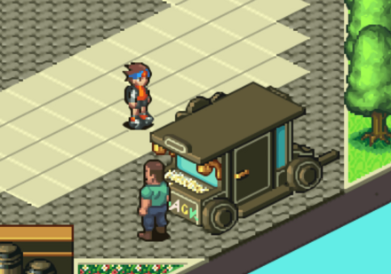 アイスクリームの屋台