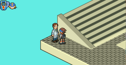 シェロカスティロ・メルヒェン広場の階段横