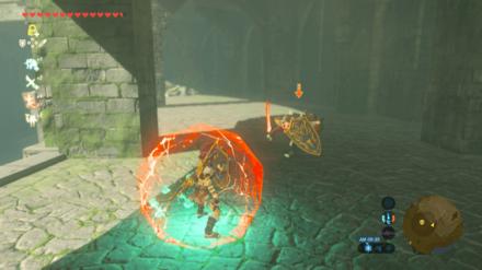 火炎の剣の場所画像