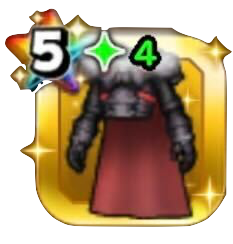 黒炎騎士の鎧上