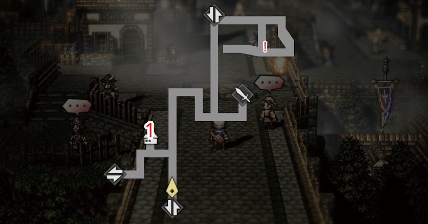 ヴィクターホロウ -闘技場前- 宝箱 位置