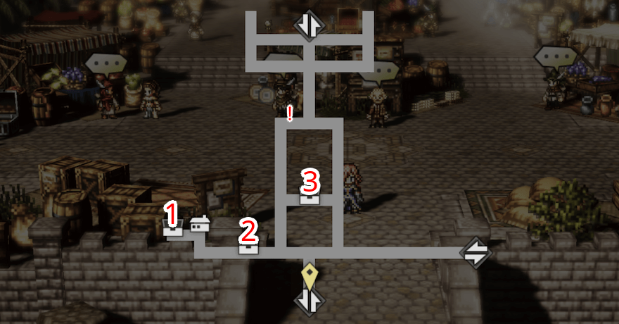 グランポート -露店街- 宝箱 位置