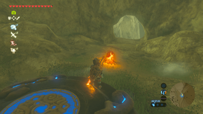 マノラの祠目の前