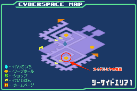 ヌイグルミヤの電脳の場所