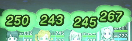 錬成後の回復量