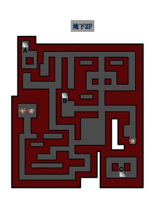岩山の洞窟地下2F