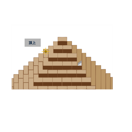 ピラミッド 頂上