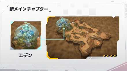 エデンのマップ