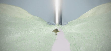 壁の先にある岩の間を抜けたら次のエリアへ