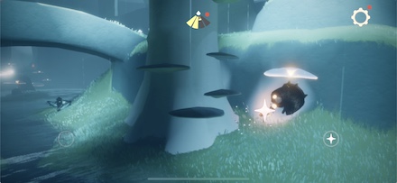 光の翼エナジーを回復しつつ飛ぶ