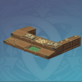 業果の雑貨売り場の画像