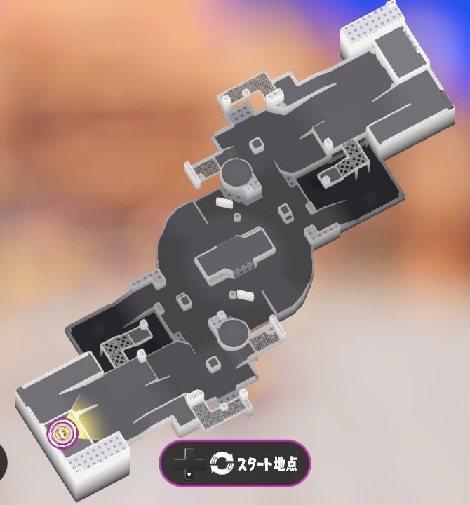 ナンプラー遺跡のナワバリバトルマップ