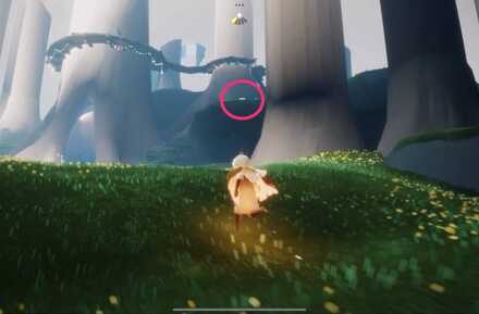 瞑想ポイントに移動