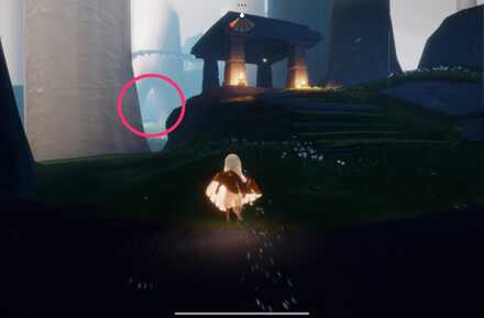 切れ込みのある大木