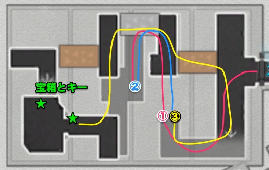 収容部分西の制御装置