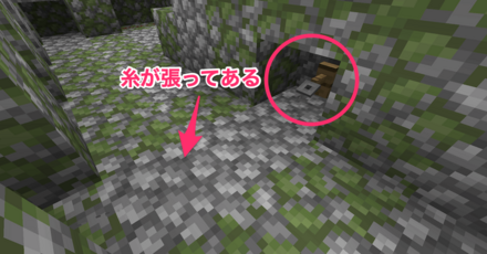 トリップワイヤーフックを利用したトラップ