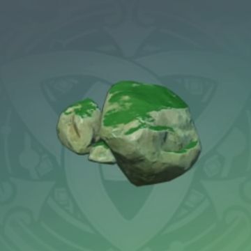 砕けた苔石の画像