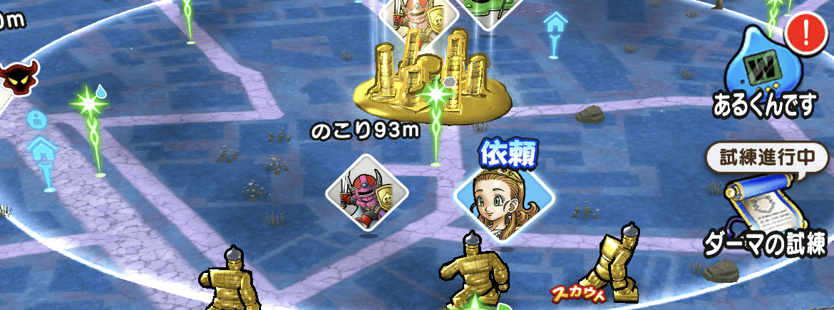 群れ付近にメタル系&ゴールドが発生