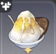 黒パンソーダかき氷画像