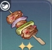 ジェムトカゲの串焼き画像