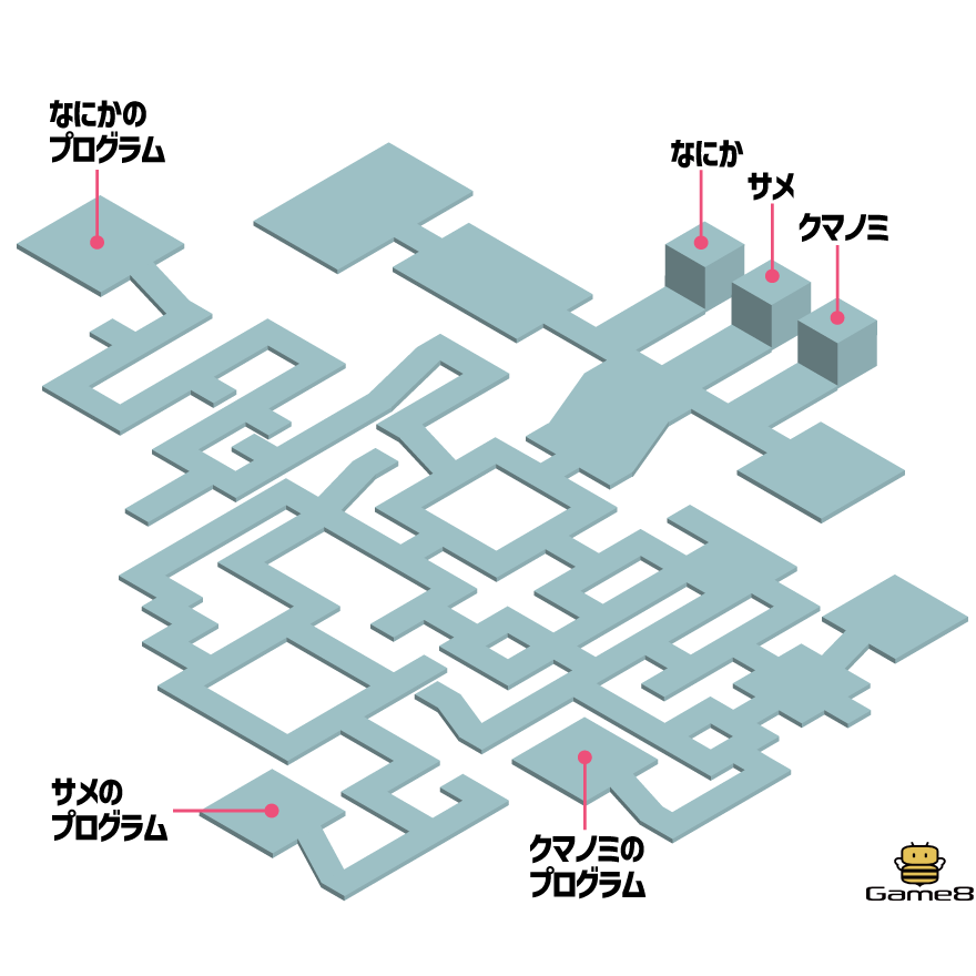 パビリオンの電脳1のマップ
